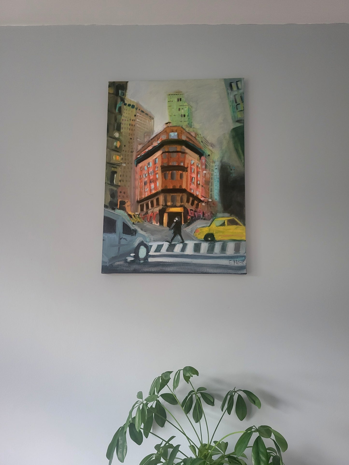 New York City - Original Oil Painting on a 59.4cm x 42cm Canvas