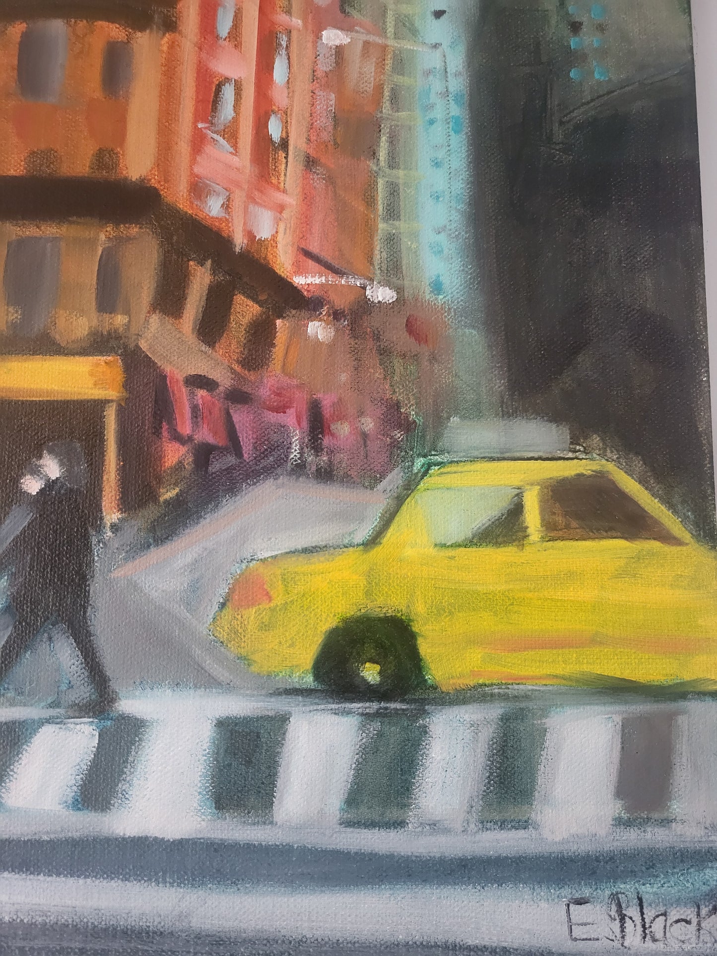 New York City - Original Oil Painting on a 59.4cm x 42cm Canvas