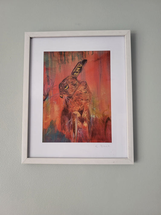 Protection - Hare A5 Giclee Print