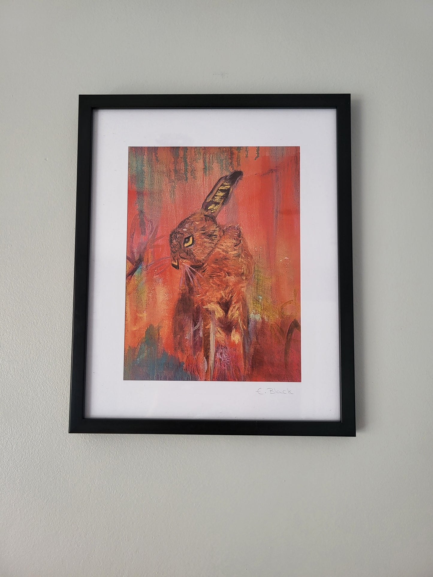 Protection - Hare A5 Giclee Print