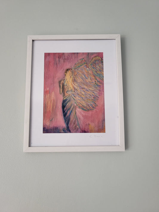 Serenity - Angel A5 Giclee Fine Art Print