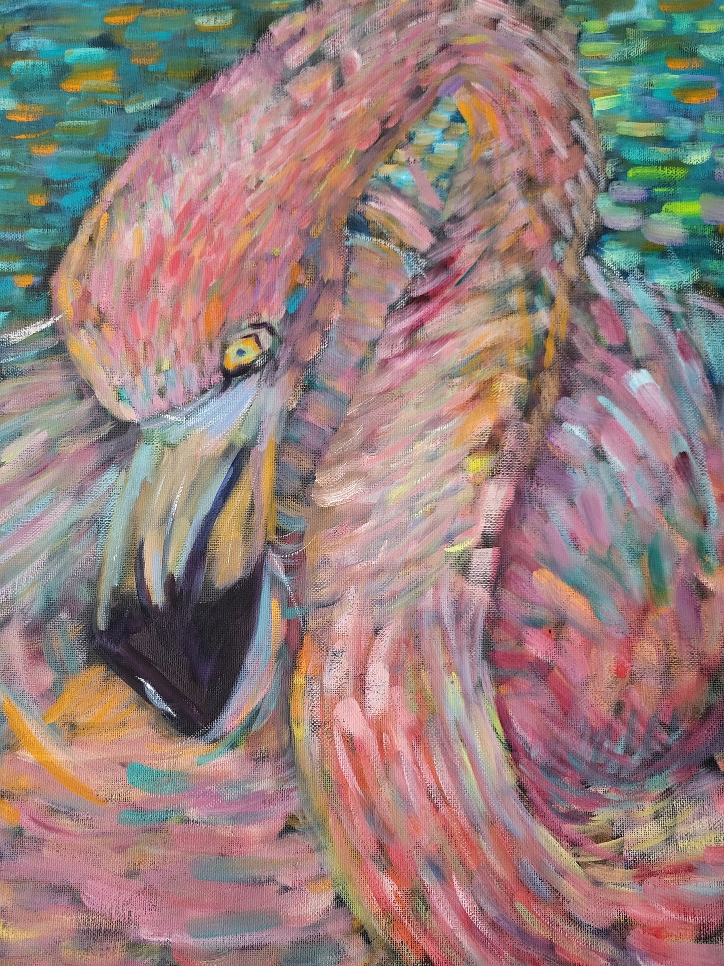 Tropical Bliss - Original Oil Painting on a 50cm x 60cm Canvas
