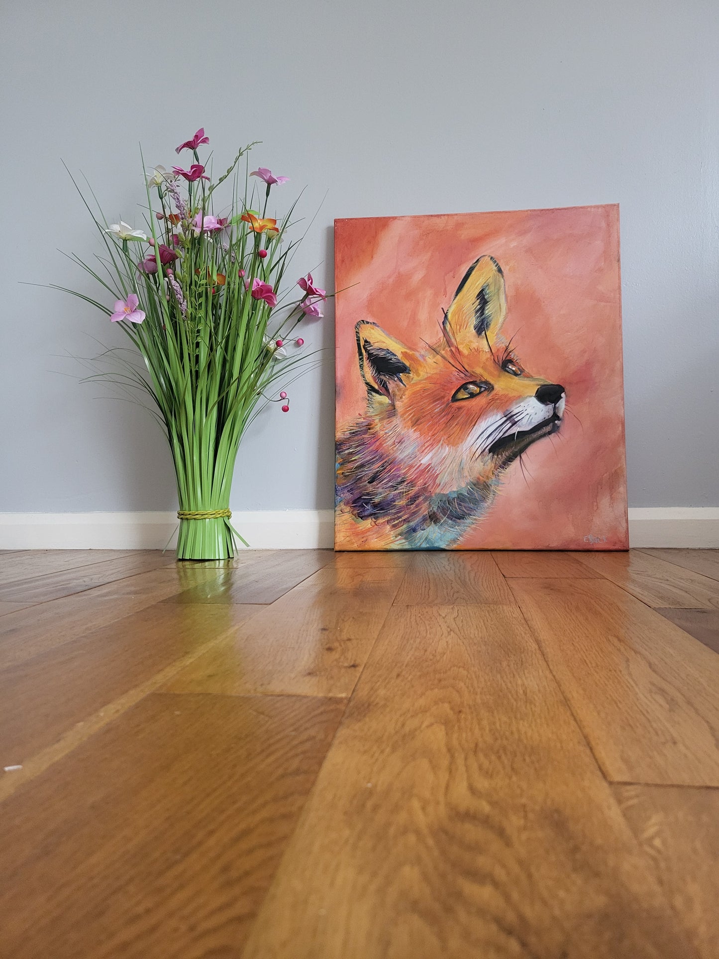 The Fox - Original Oil on a 50cm v 60cm Canvas