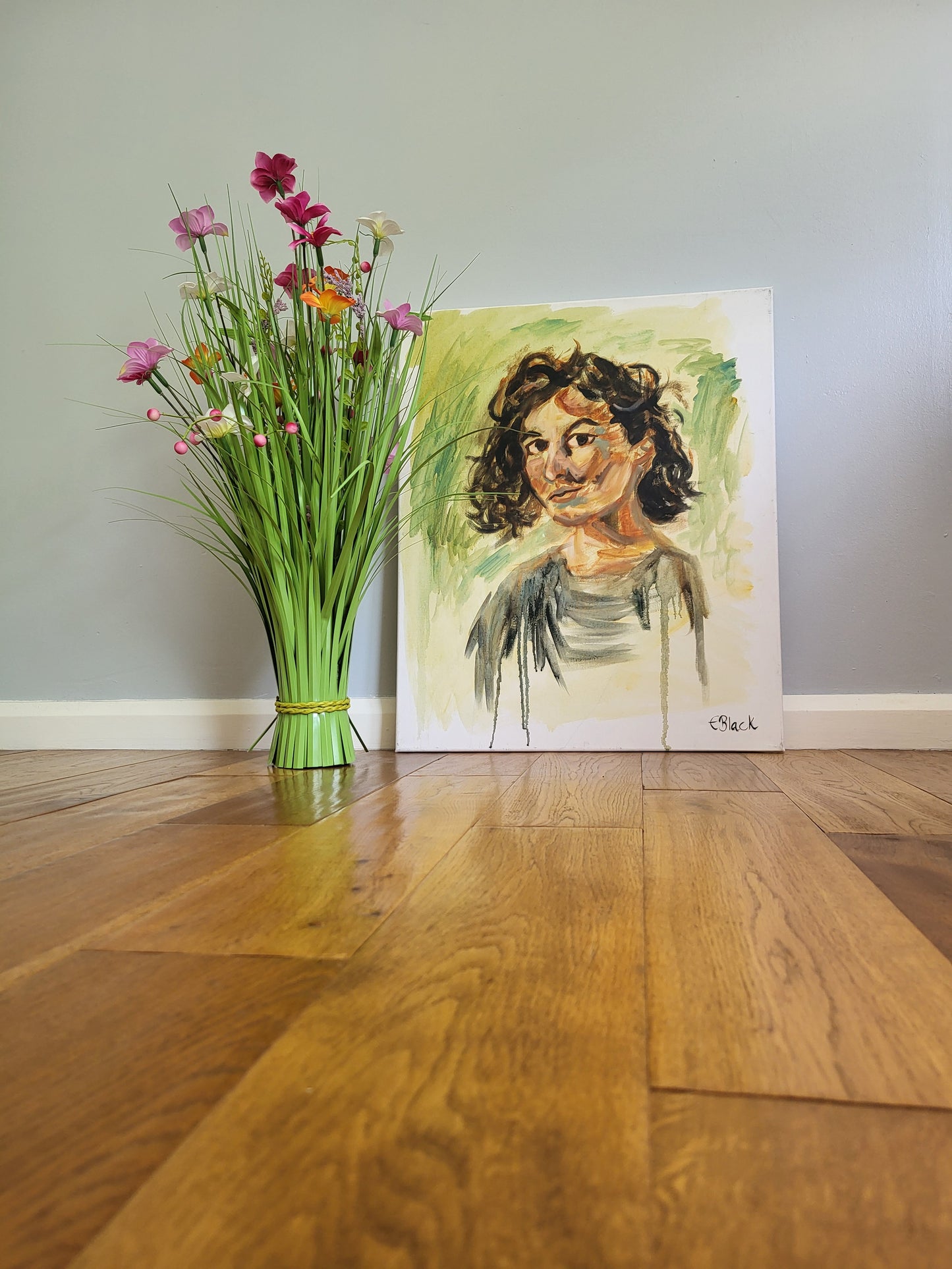 The Girl - Original Alla Prima Oil on 50cm x 60cm Canvas