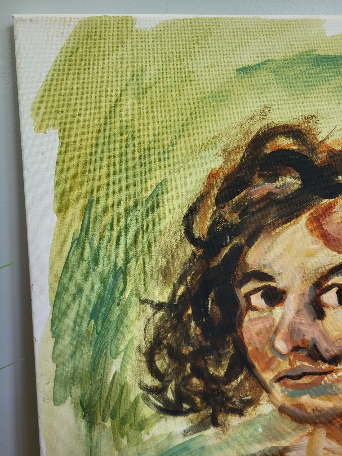 The Girl - Original Alla Prima Oil on 50cm x 60cm Canvas