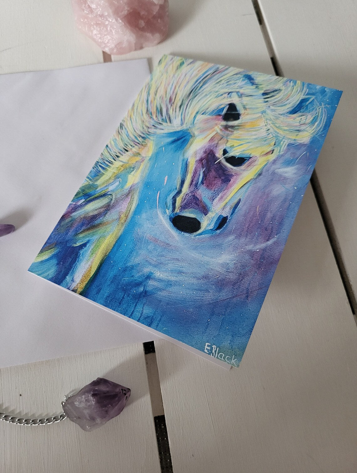 Midnight - Horse Card