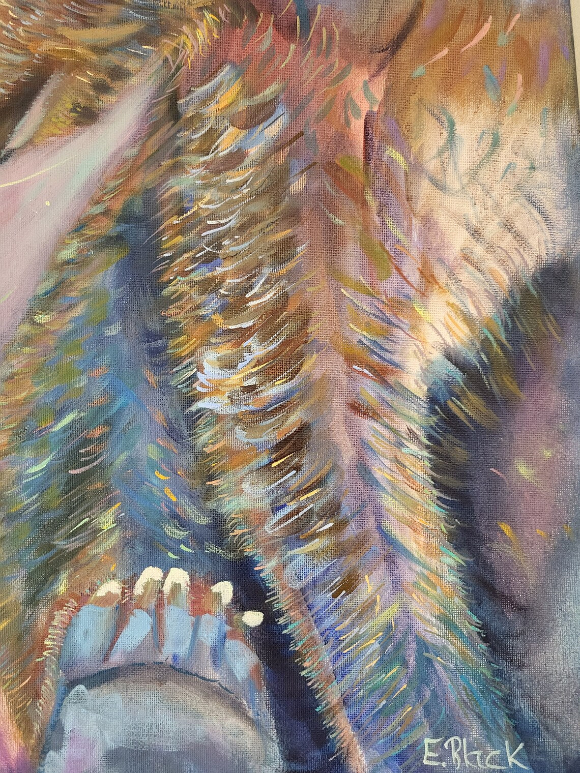 Fearless - Original Oil Painting on a 50cm x 60cm Canvas