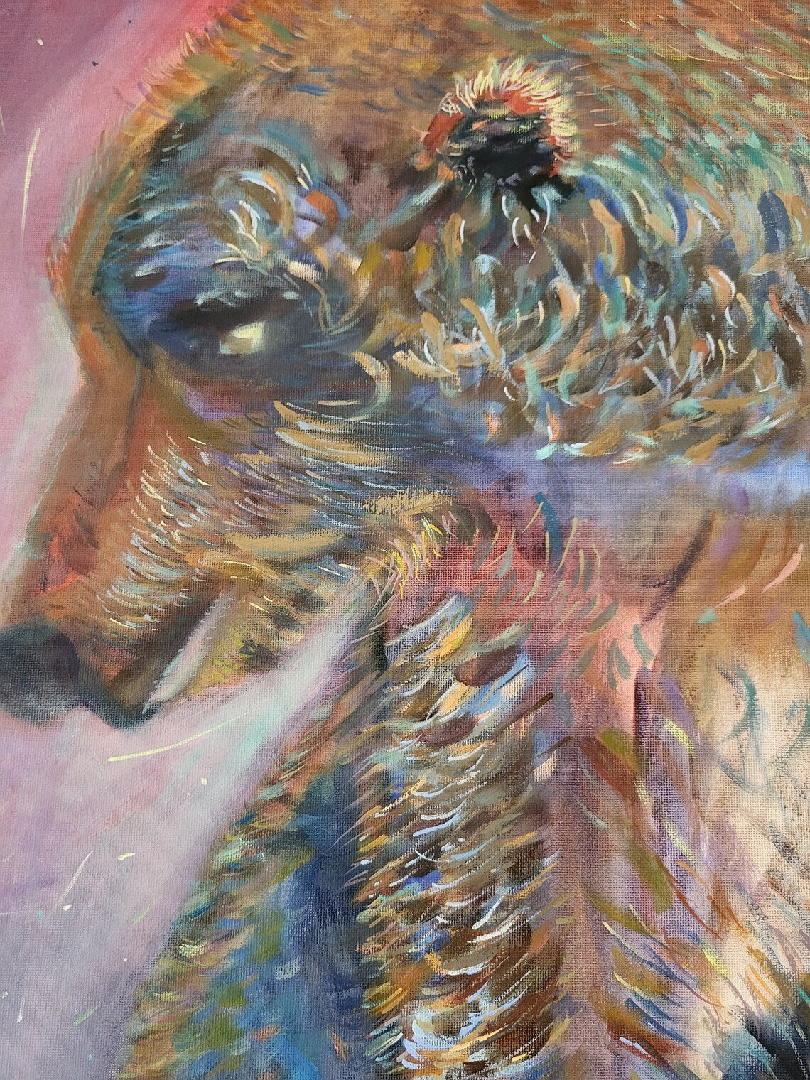 Fearless - Original Oil Painting on a 50cm x 60cm Canvas