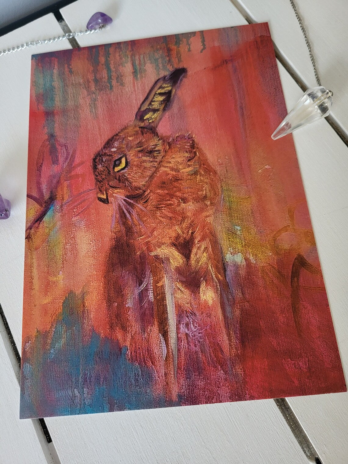 Protection - Hare A5 Giclee Print
