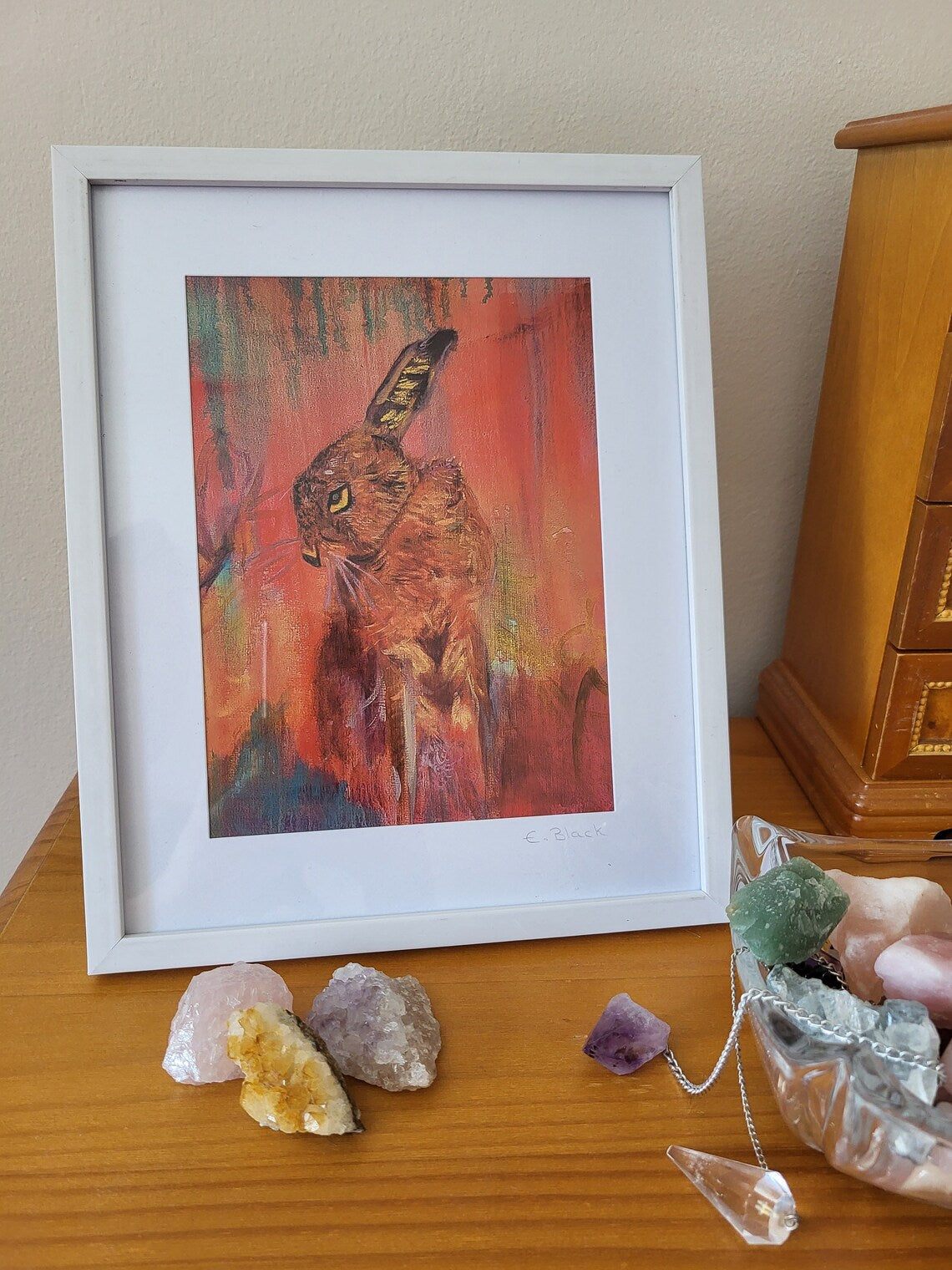 Protection - Hare A5 Giclee Print