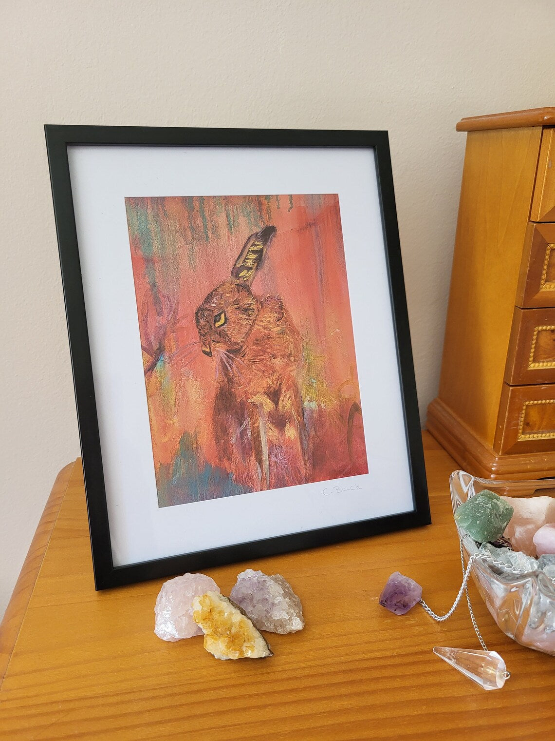 Protection - Hare A5 Giclee Print