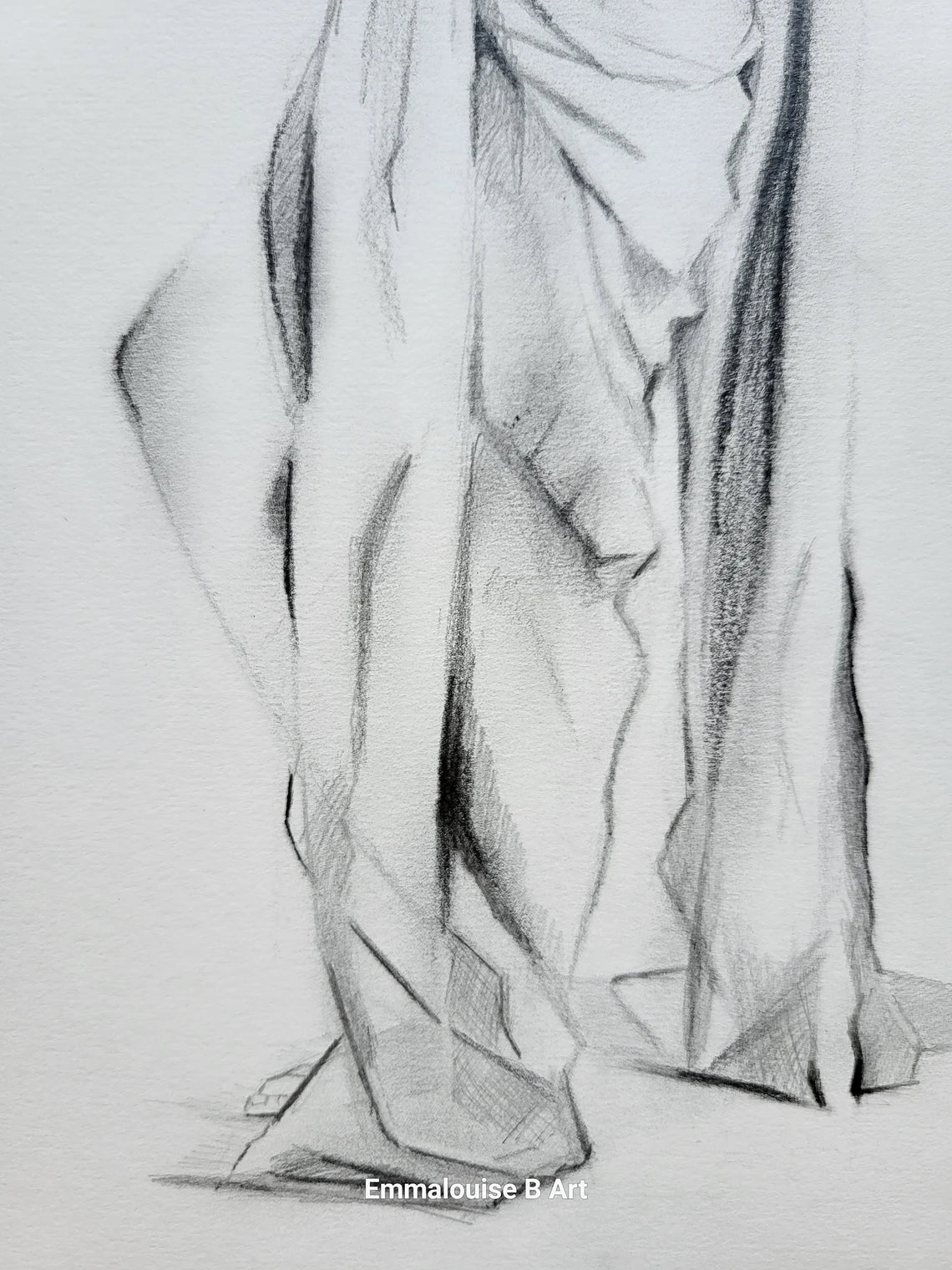 Nonchalant - Original Pencil Drawing on 59.4cm x 42cm Cartridge Paper