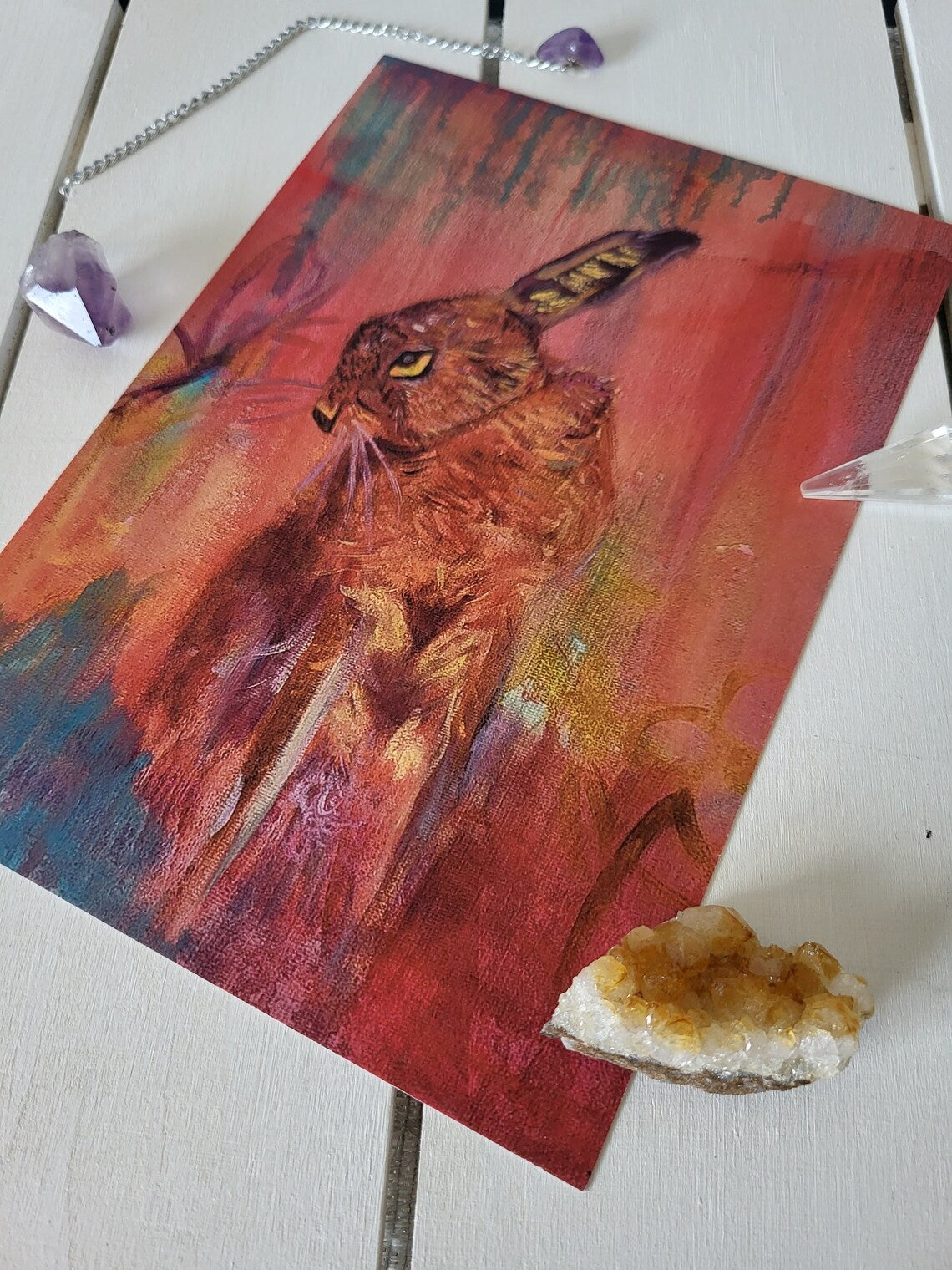 Protection - Hare A5 Giclee Print