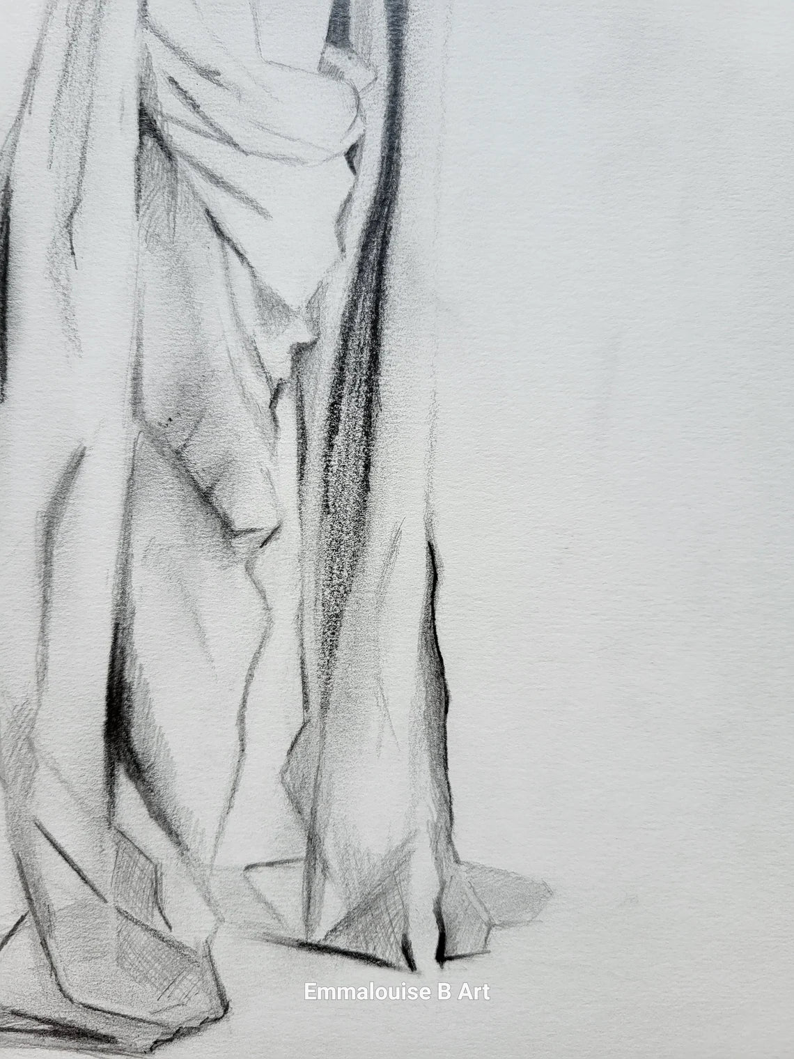 Nonchalant - Original Pencil Drawing on 59.4cm x 42cm Cartridge Paper