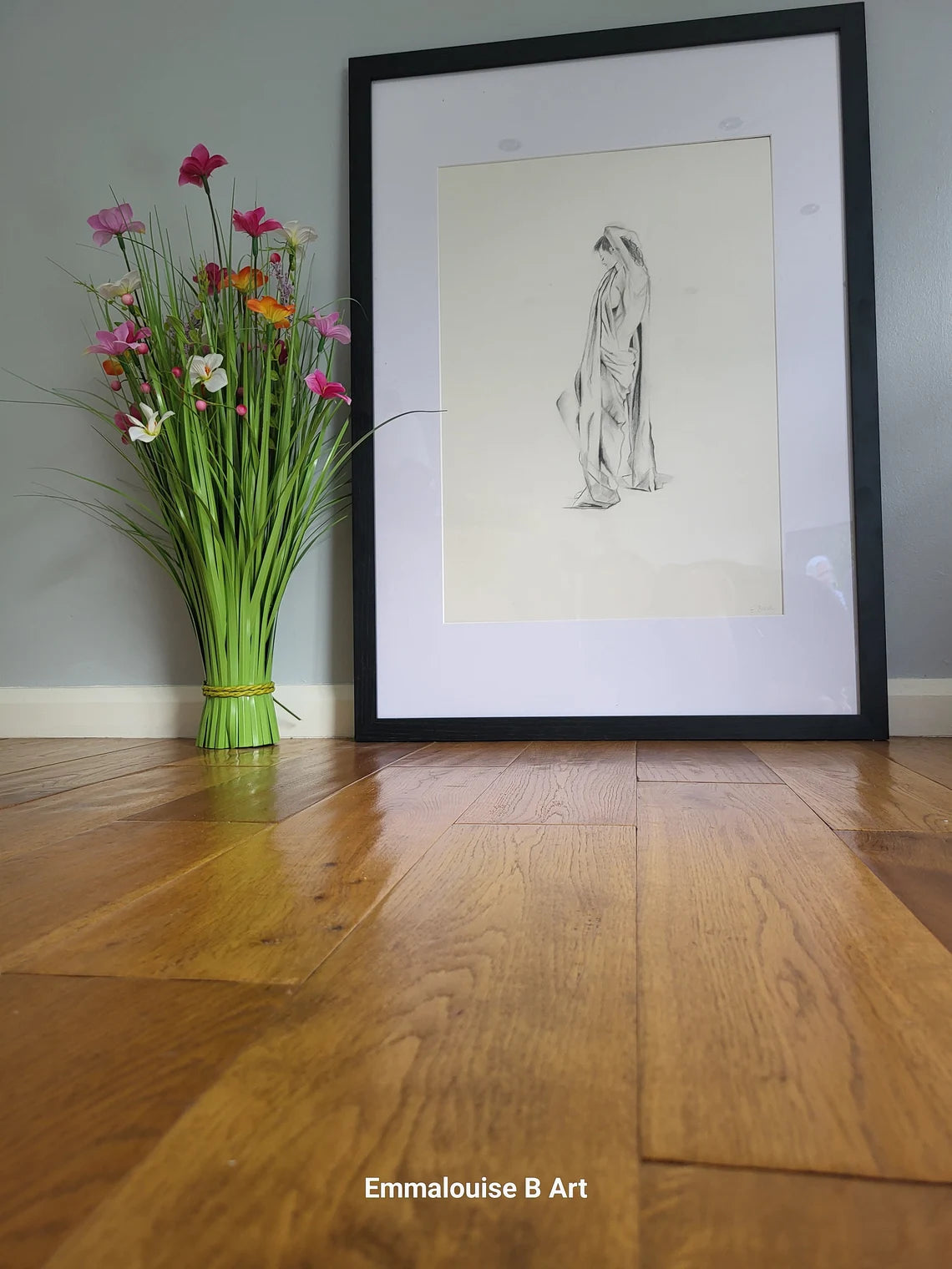 Nonchalant - Original Pencil Drawing on 59.4cm x 42cm Cartridge Paper