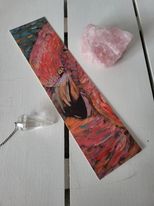 Tropical Bliss - Flamingo Bookmark