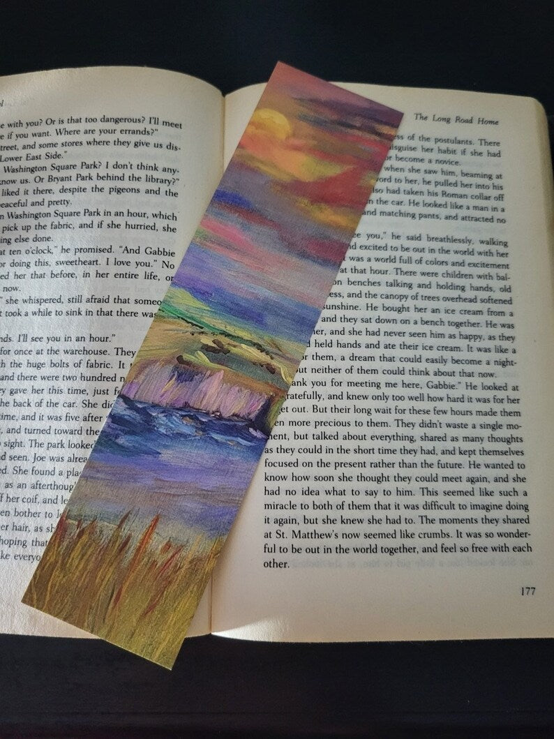Sunset at Flamborough - Landscape Bookmark
