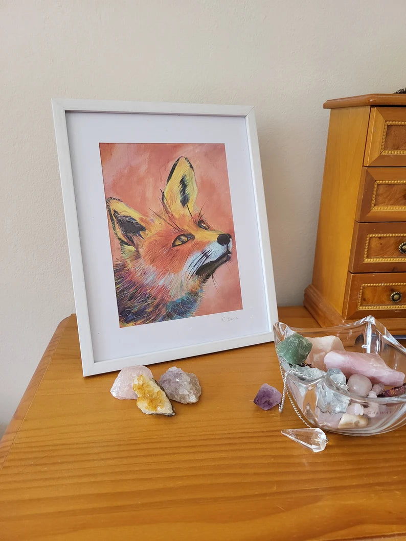 The Fox - A5 Giclee Print