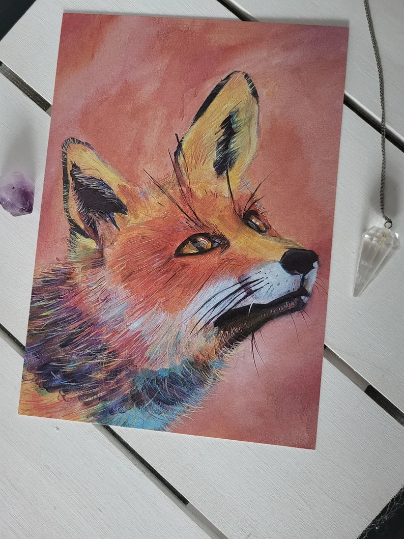 The Fox - A5 Giclee Print