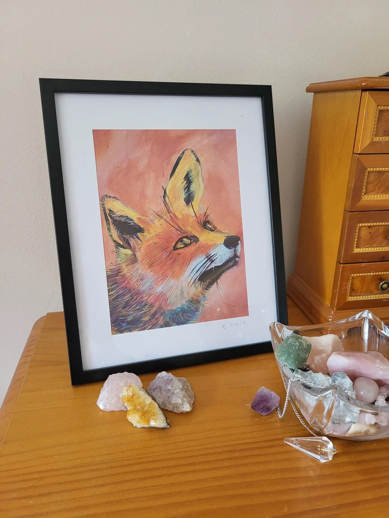 The Fox - A5 Giclee Print