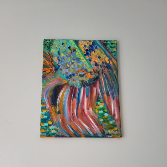The Fish - Original Oil on 30cm x 40cm Canvas