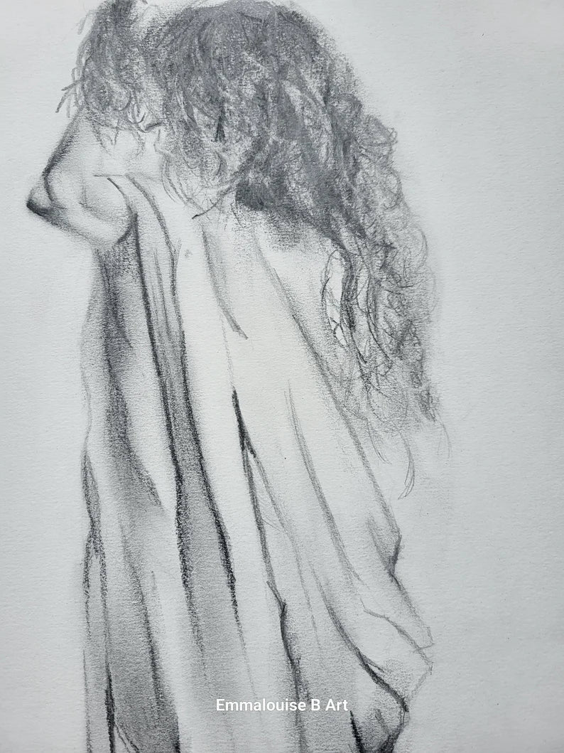 Odessa - Original Pencil Drawing on 59.4cm x 42cm Cartridge Paper
